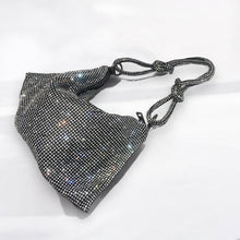 Load image into Gallery viewer, BLACK GLITTER BAG
