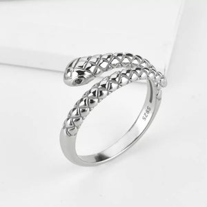 SNAKE SILVER RING