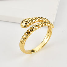 Load image into Gallery viewer, SNAKE GOLD RING
