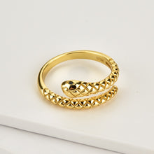 Load image into Gallery viewer, SNAKE GOLD RING
