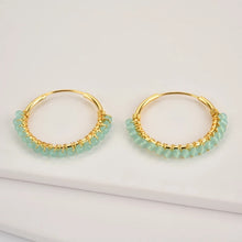 Load image into Gallery viewer, FADE BLUE EARRINGS
