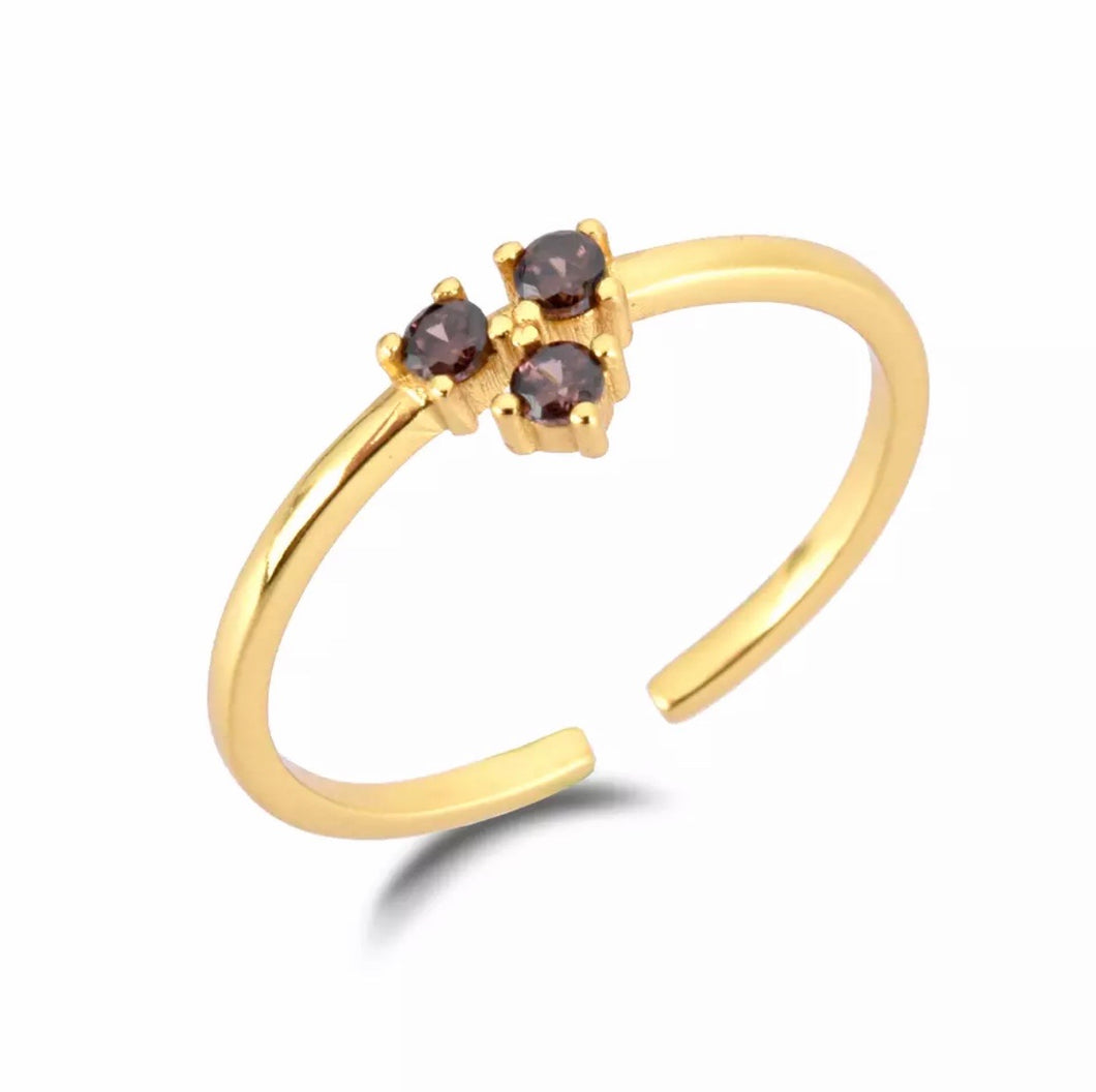 ZIA RHODOLITE RING