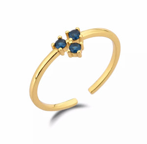 ZIA BLUE RING