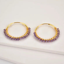 Load image into Gallery viewer, FADE VIOLET EARRINGS
