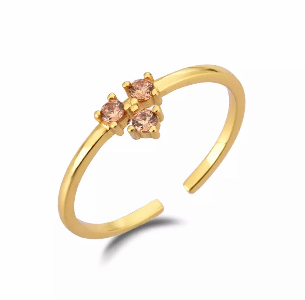 ZIA CHAMPAGNE RING