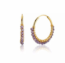 Load image into Gallery viewer, FADE VIOLET EARRINGS
