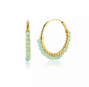 FADE BLUE EARRINGS